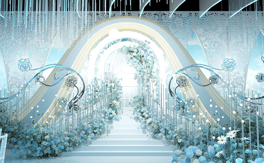 普洱釡香烙馍村水晶厅效果展示